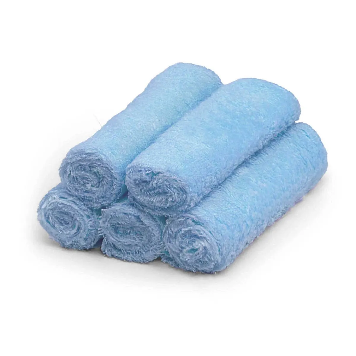 Towels + Cloths-Simple Bamboo Wash Cloths (5 Pack)