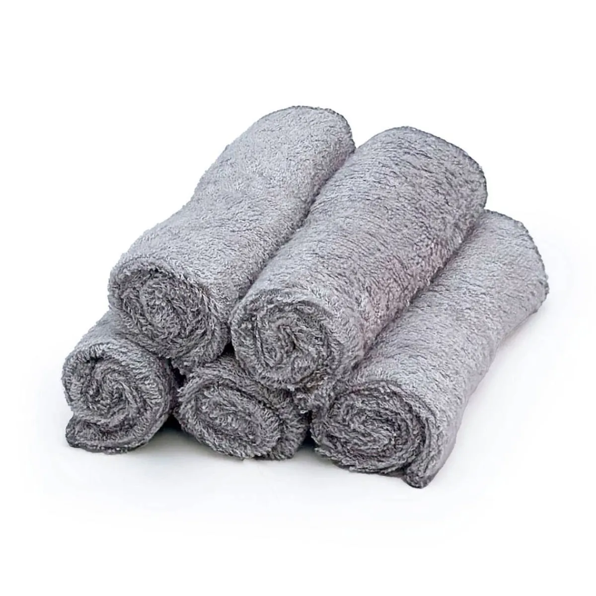 Towels + Cloths-Simple Bamboo Wash Cloths (5 Pack)