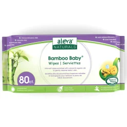 Wellness Balms + Wipes|Baby Wipes-Aleva Naturals Bamboo Wipes (80ct)
