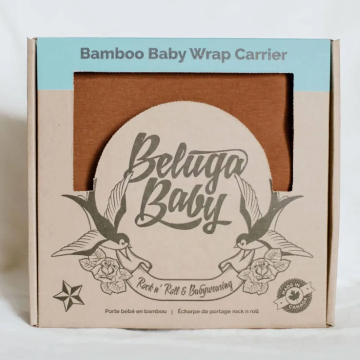 Baby Carriers-Beluga Baby Bamboo Wrap Carrier
