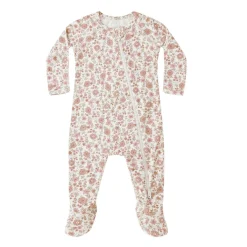 Onesies|Sleepers-Quincy Mae Bamboo Zip Footie