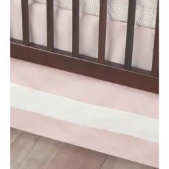 Crib Skirts-Oilo Band Crib Skirt