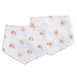 Bibs + Burps-Lulujo Bandana Bib (2 Pack)