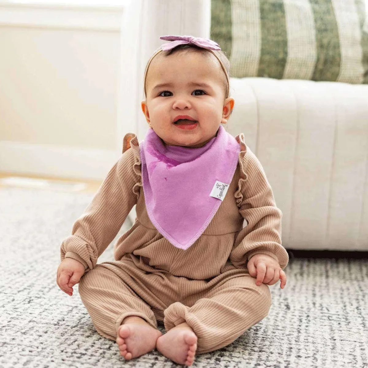 Bibs + Burps-Copper Pearl Bandana Bib (4 Pack)