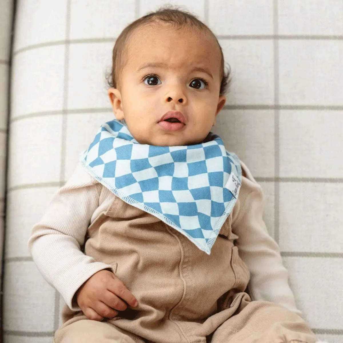 Bibs + Burps-Copper Pearl Bandana Bib (4 Pack)