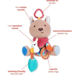 Stroller Toys-Skip Hop Bandana Buddies