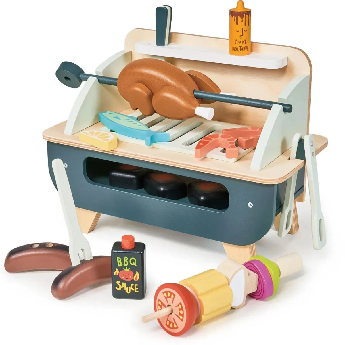 Pretend Play|Wooden Toys-Tender Leaf Toys Barbecue Play Set