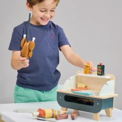 Pretend Play|Wooden Toys-Tender Leaf Toys Barbecue Play Set