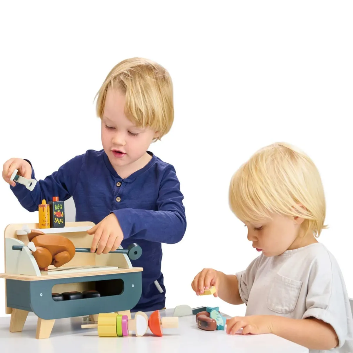 Pretend Play|Wooden Toys-Tender Leaf Toys Barbecue Play Set