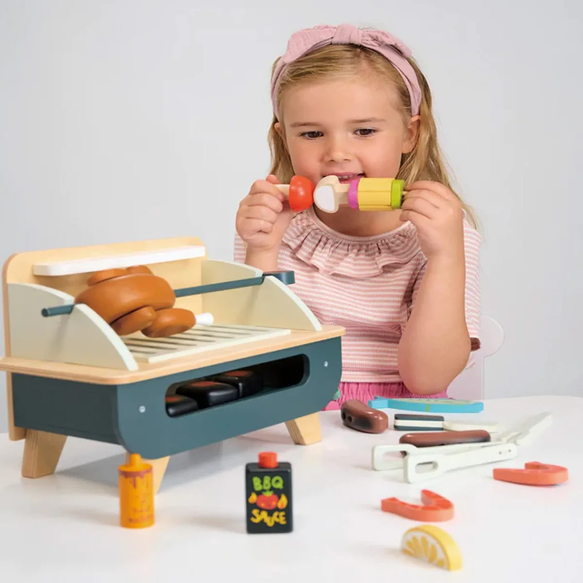 Pretend Play|Wooden Toys-Tender Leaf Toys Barbecue Play Set