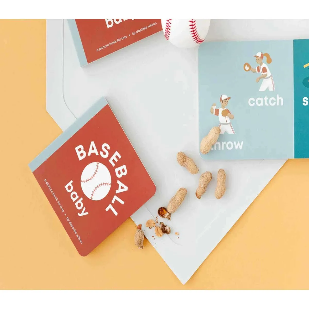Board Books-Left Hand Book House Baseball Baby