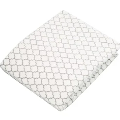 Bassinet Sheets-Kushies Bassinet Fitted Sheet Flannel (Print)
