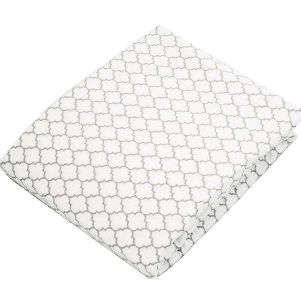 Bassinet Sheets-Kushies Bassinet Fitted Sheet Flannel (Print)