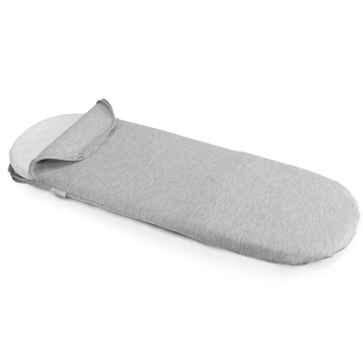 Bassinet Sheets-UPPAbaby Bassinet Mattress Cover Light Grey