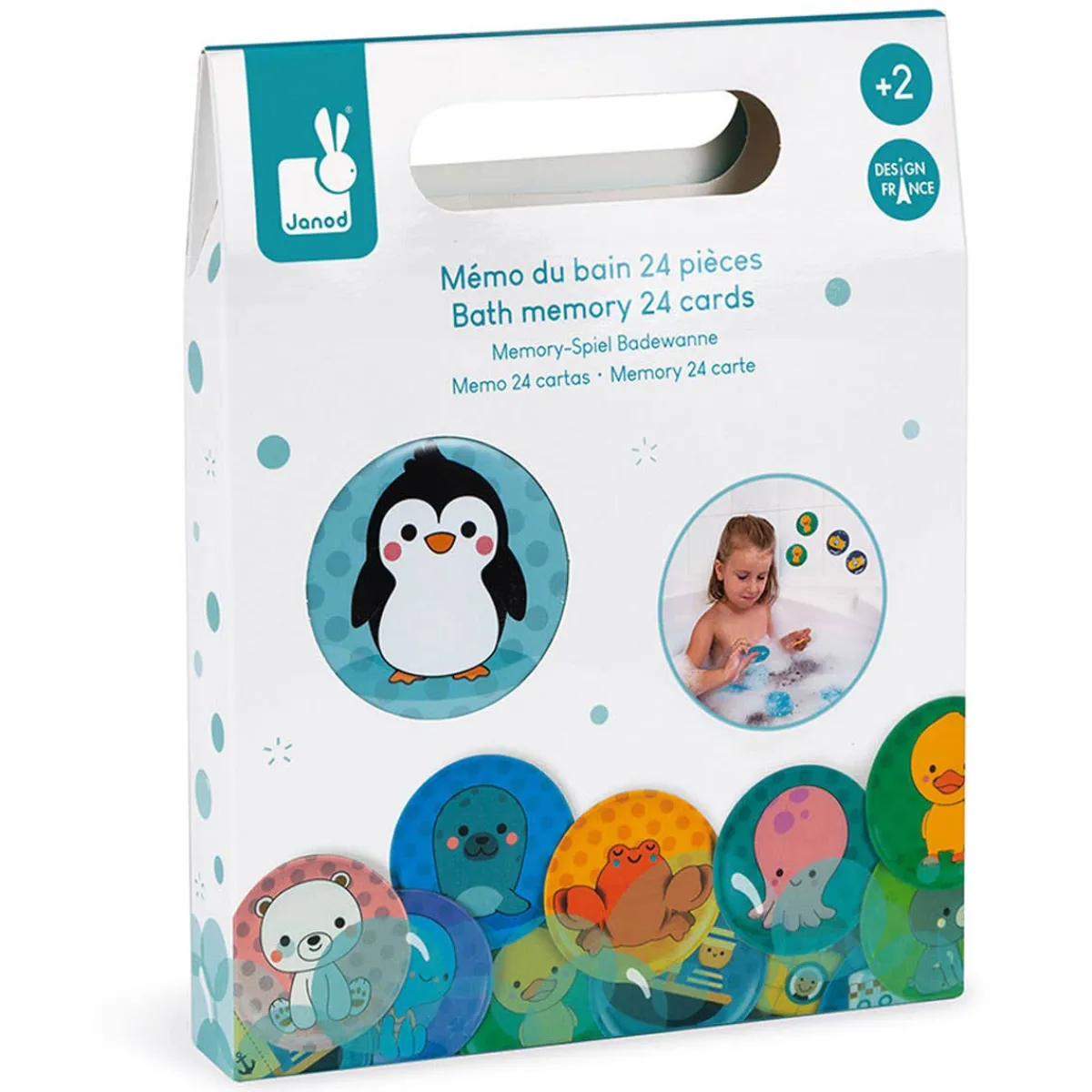Memory Games|Flash Cards-Janod Bath Memory Game