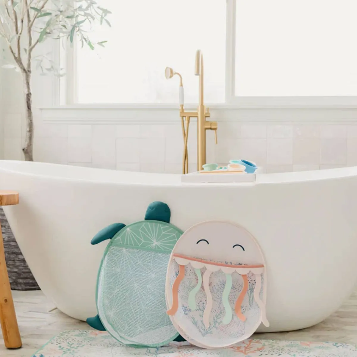 Bath Toys-Copper Pearl Bath Toy Organizer