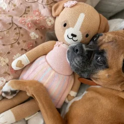 Plush Animals|Knit Animals-cuddle + kind Bea the Dog