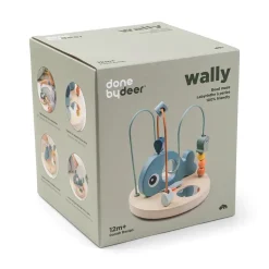 Wooden Toys|Play + Learn Toys-Done By Deer Bead Maze Wally Blue