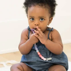 Pacifier Clips|Pacifiers + Clips-Bella Tunno Beaded Pacifier Clip