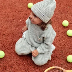 Beanies-7AM Enfant Beanie Tennis Pearl Grey