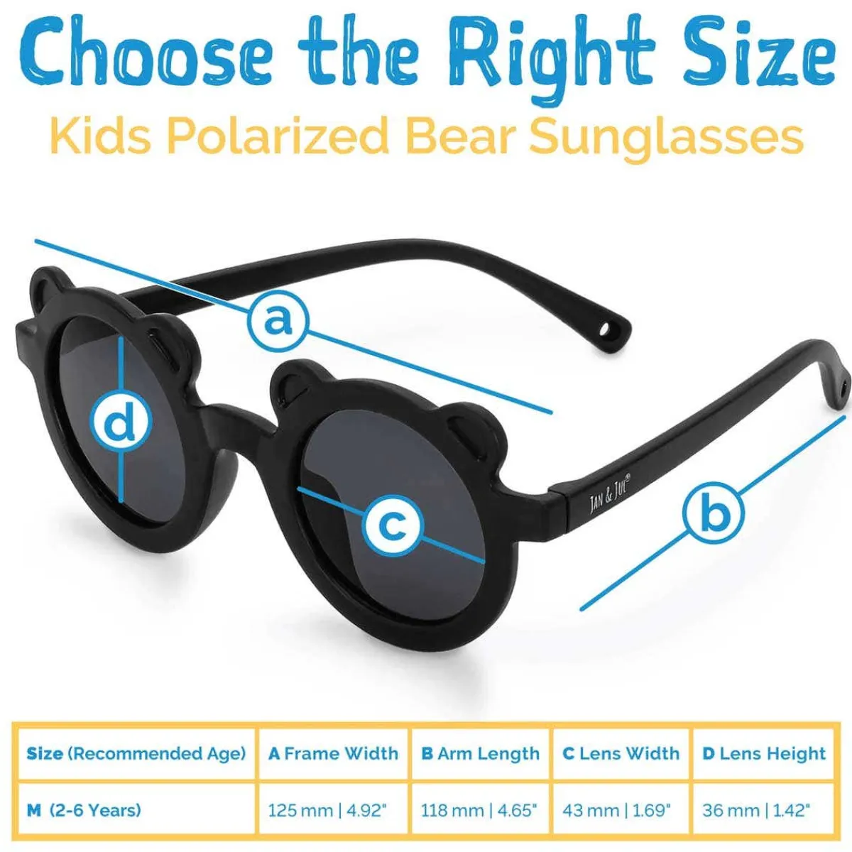 Sunglasses-Jan & Jul Bear Polarized Kids Sunglasses