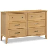 Dressers-DaVinci Beau 6 Drawer Dresser