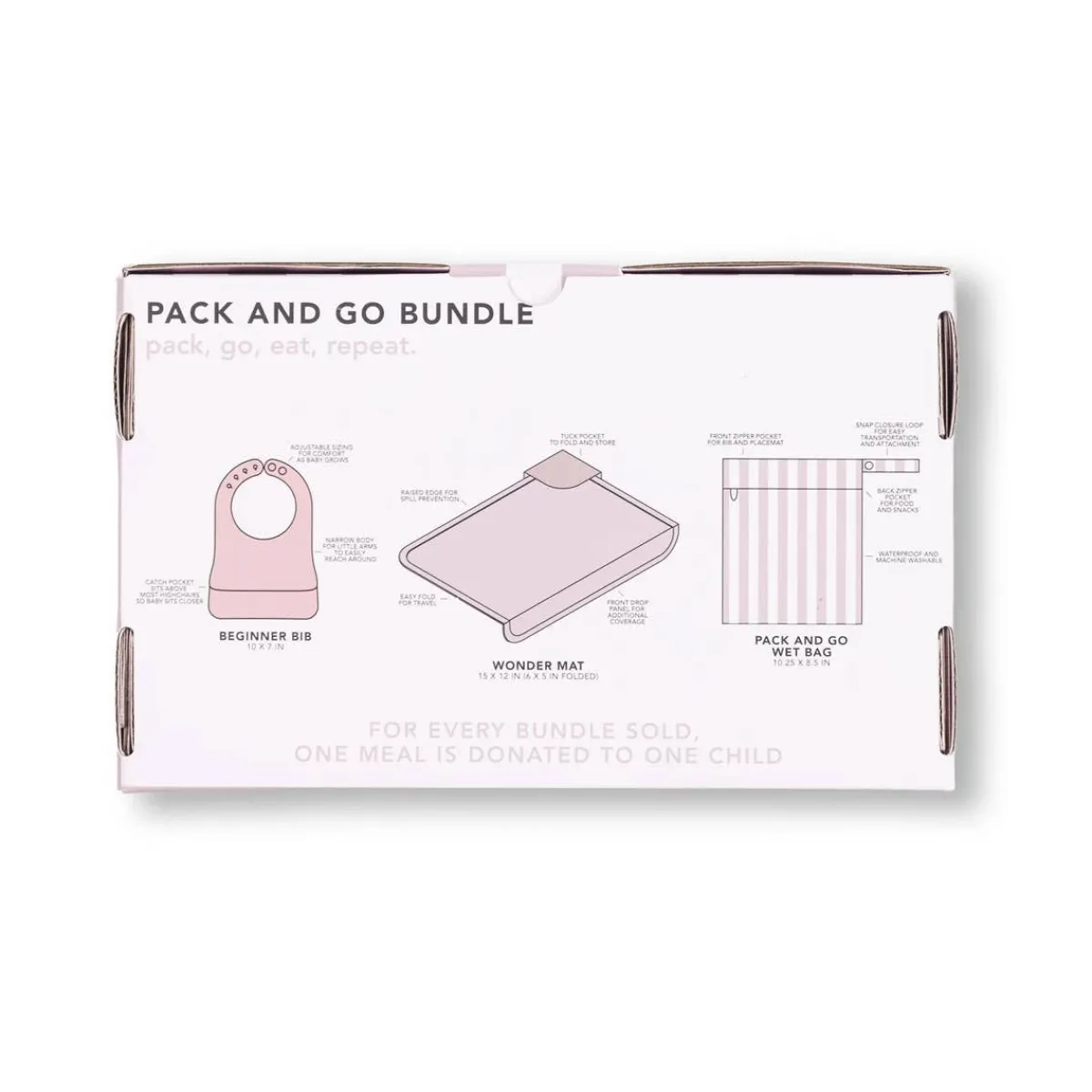 Feeding Sets|Bibs + Burps-Bella Tunno Beginner Bundle-Pack n Go