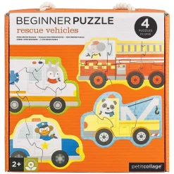 Puzzles|Wooden Toys-Petit Collage Beginner Puzzle