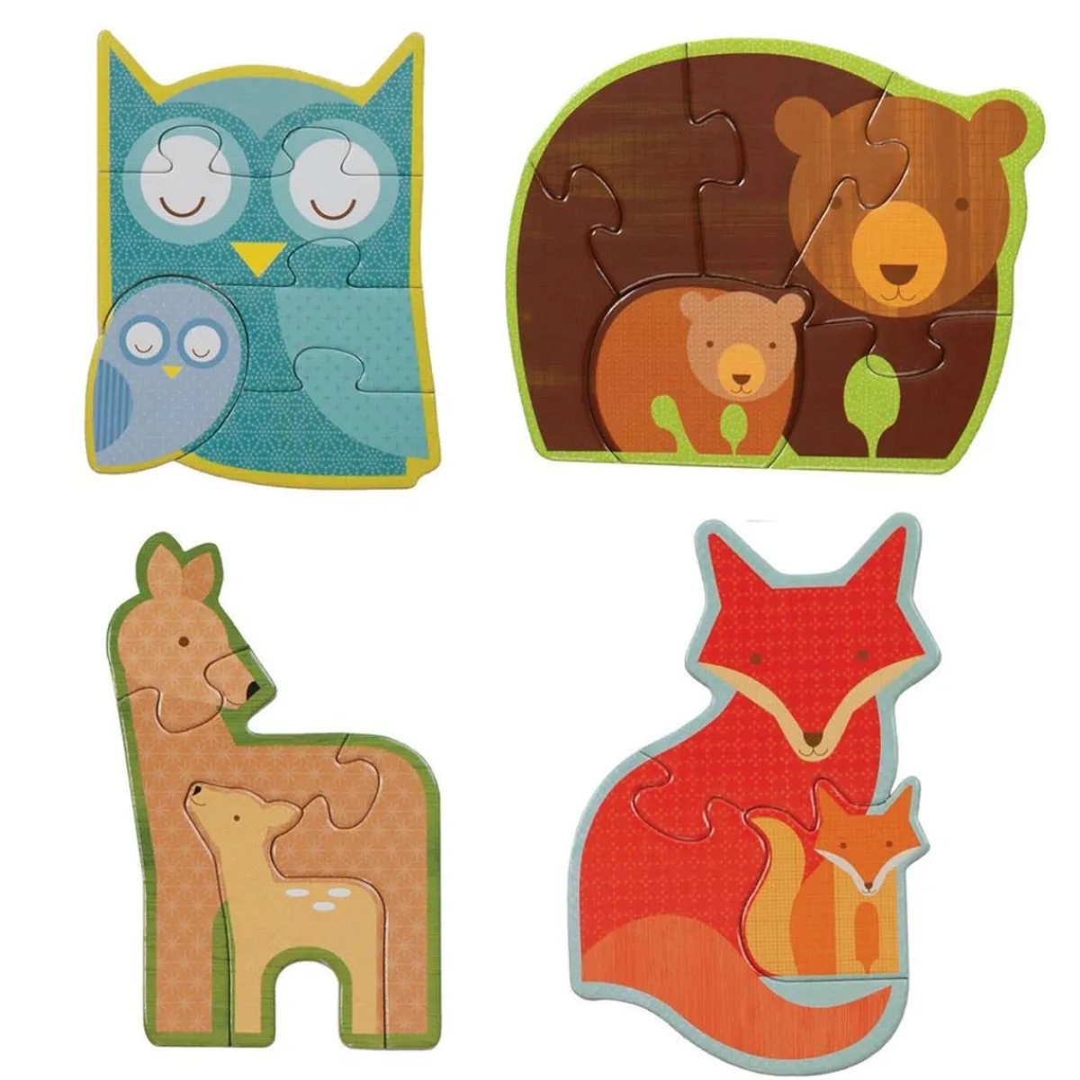 Puzzles|Wooden Toys-Petit Collage Beginner Puzzle