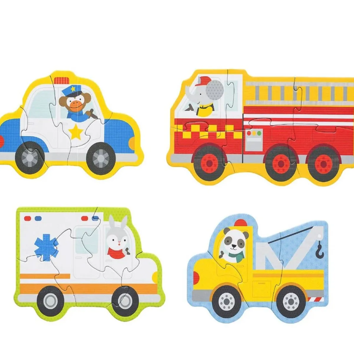 Puzzles|Wooden Toys-Petit Collage Beginner Puzzle
