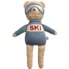 Plush Animals-Blueberry Hill Benjamin Ski Bear