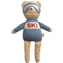 Plush Animals-Blueberry Hill Benjamin Ski Bear