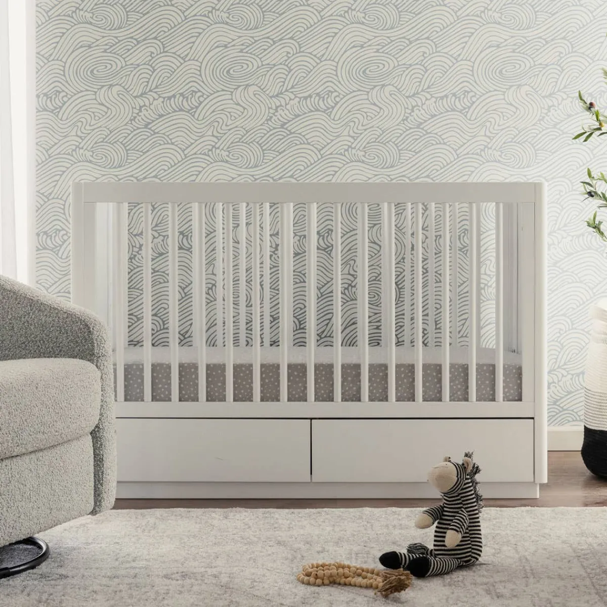 Wck Exclusive Furniture|Convertible Cribs-Babyletto Bento 3-in-1 Storage Crib