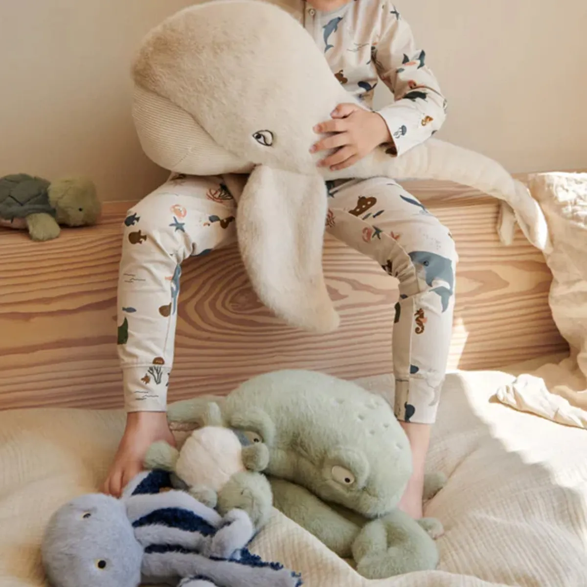 Plush Animals-Liewood Berman Whale Teddy