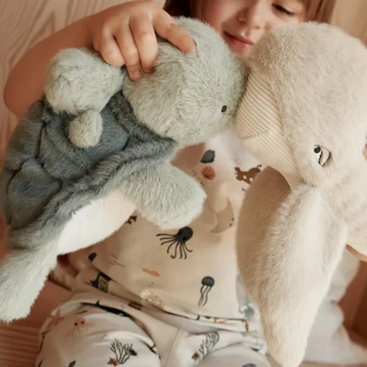 Plush Animals-Liewood Berman Whale Teddy