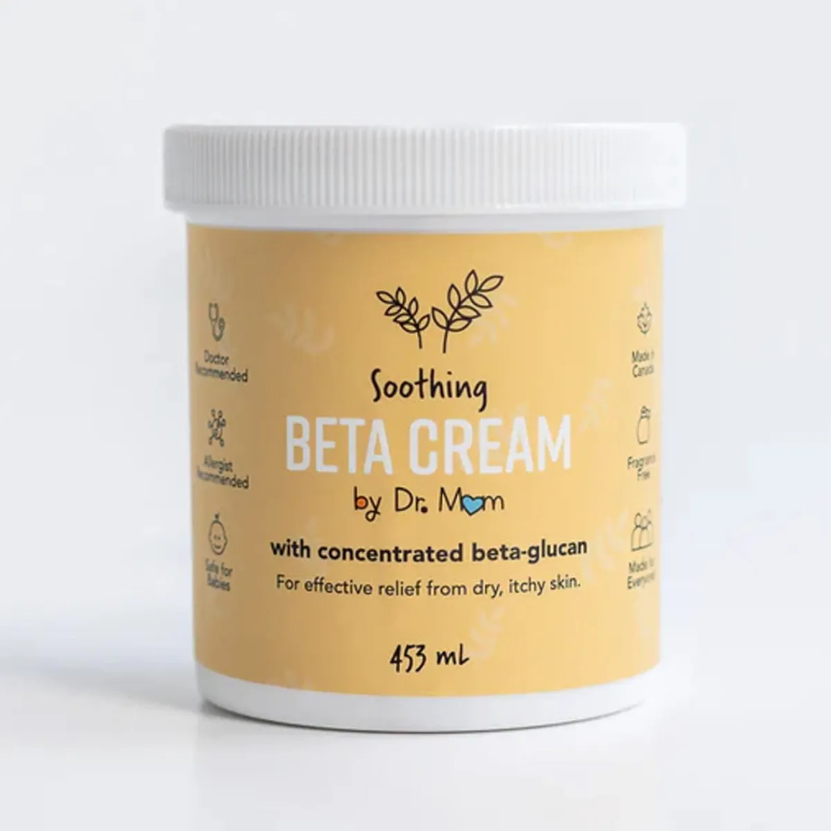 Kids Lotion|Infant Moisturizer-by Dr. Mom Beta-Glucan Cream (453 mL)