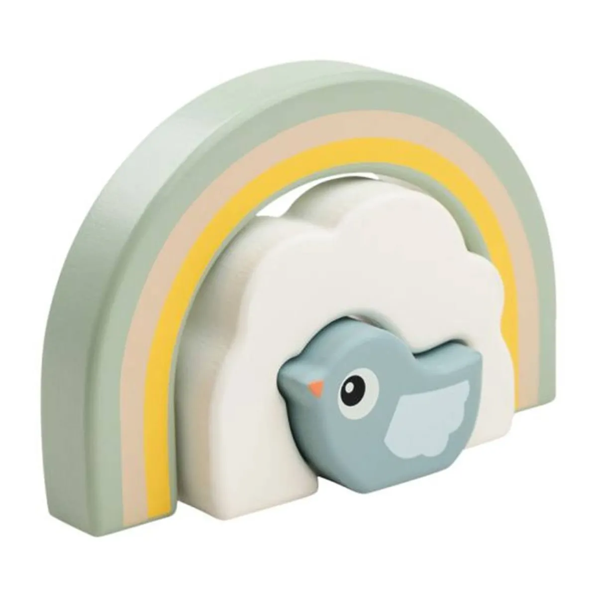 Wooden Toys|Stack + Nest Toys-Done By Deer Birdee Stacking Tunnel