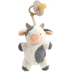 Plush Rattles + Teethers|Pacifiers + Clips-Itzy Ritzy Bitzy Pal Natural Rubber + Stuffed Animal