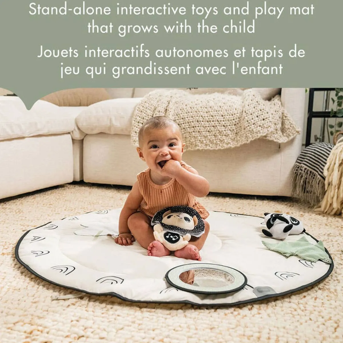 Activity Gyms-Tiny Love Black & White Decor Deluxe Gymini