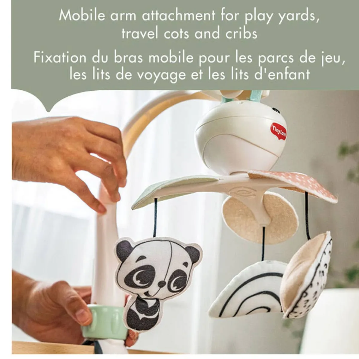 Mobiles-Tiny Love Black & White Decor Take Along Mobile