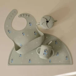 Bibs + Burps-Mushie Bluey Silicone Bib