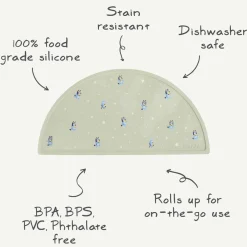 Kids Placemats-Mushie Bluey Silicone Place Mat