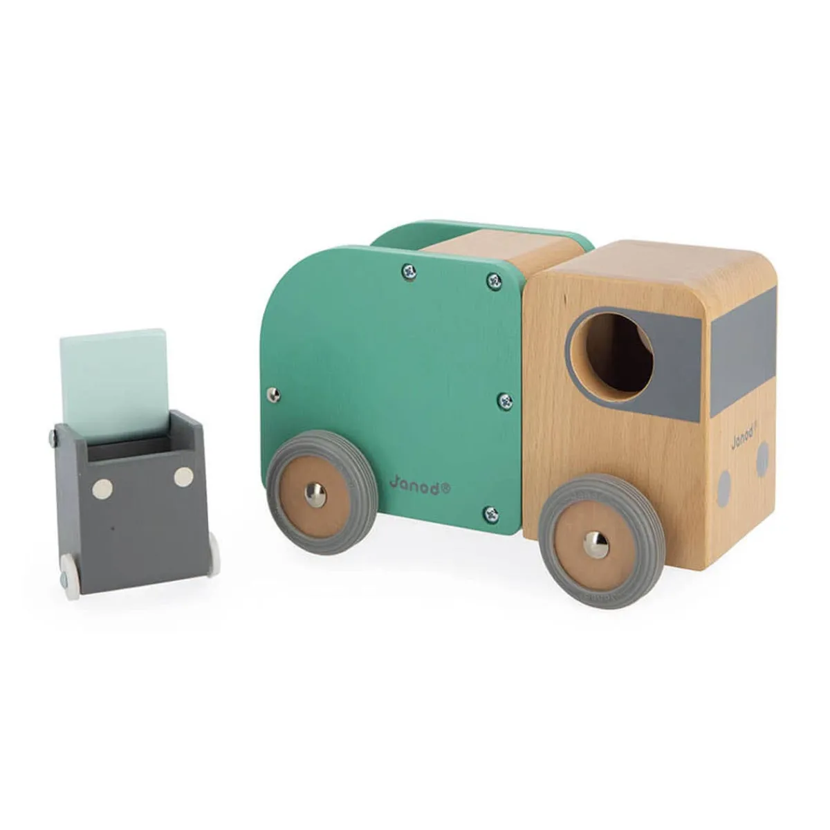Pretend Play|Wooden Toys-Janod Bolid Recycling Truck