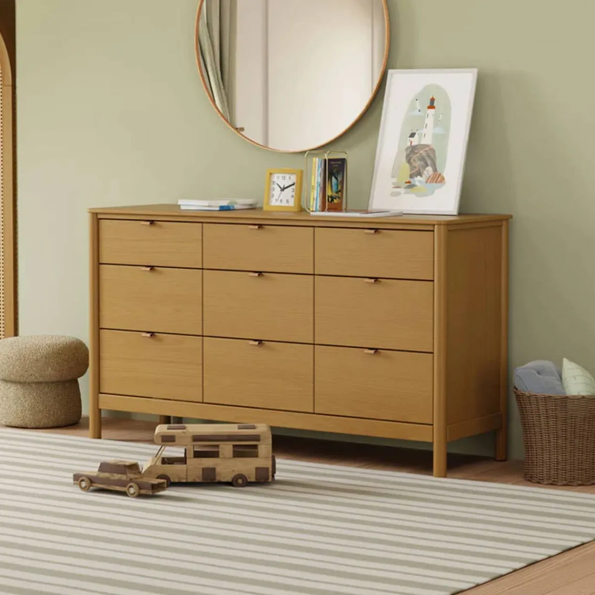 Dressers-Babyletto Bondi 9 Drawer Dresser