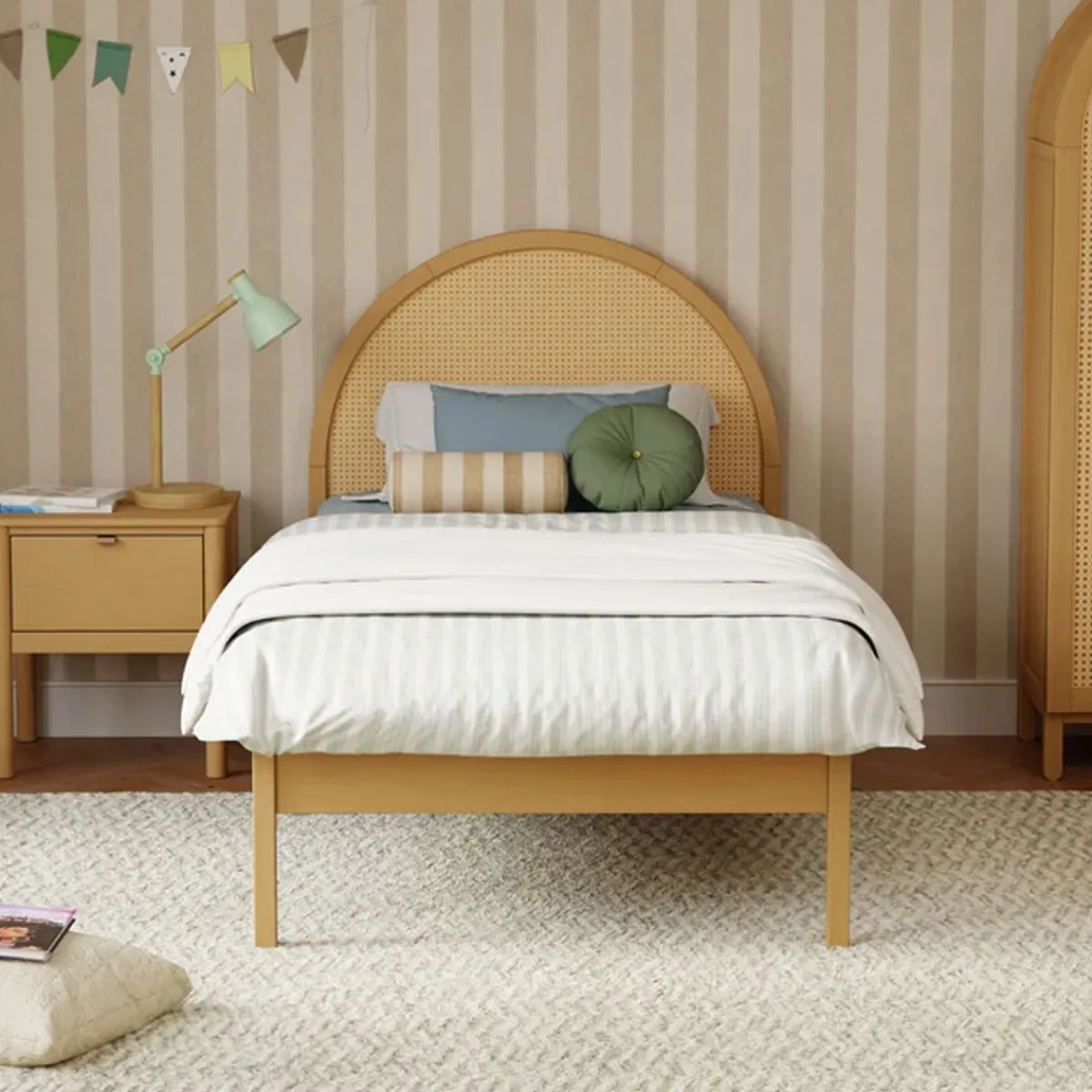Soft Soles|Perforated Sneakers-Babyletto Bondi Cane Twin Bed