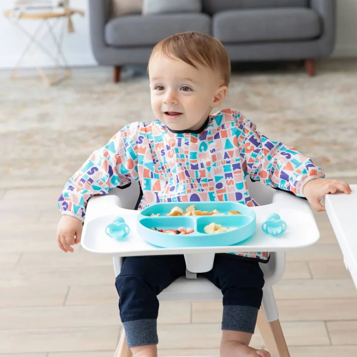 Bibs + Burps-Bumkins Born This Way Foundation Sleeved Bib