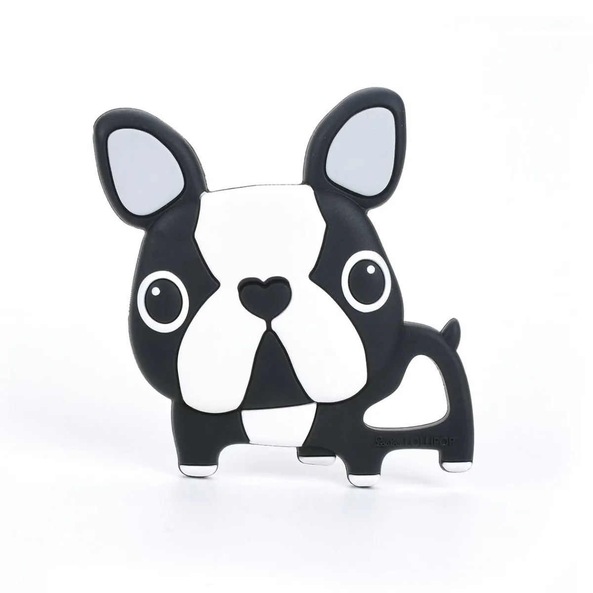 Teethers|Pacifiers + Clips-LouLou Lollipop Boston Terrier Teether