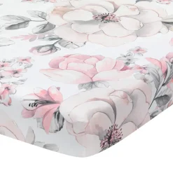 Crib Bedding Sets-Lambs & Ivy Botanical Baby 4 Piece Crib Set