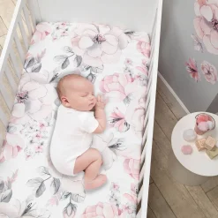 Crib Fitted Sheets-Lambs & Ivy Botanical Baby Crib Sheet