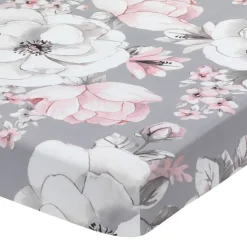 Crib Fitted Sheets-Lambs & Ivy Botanical Baby Crib Sheet